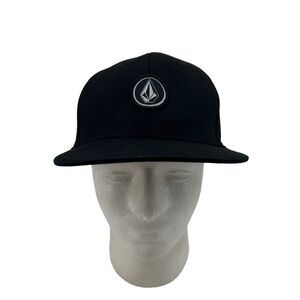 Volcom Hat Mens One Size V Quarter Snapback Cotton Medium Weight Twill Woven